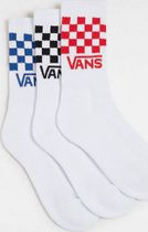 Drop V Classic Check Crew Sock