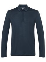 Super.Natural M Zip Polo LS Herrenhemd für Outdoor Aktivitäten