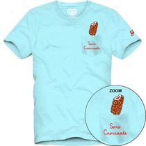 MC2 Saint Barth Austin MAN Cotton T-shirt With Front Pocket AND Print Herren T-Shirt für sämtliche Outdoor Aktivitäten