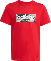 adidas Camo Linear Junior Boys Graphic Tee Boys's Running Shirt