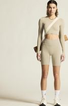 Collective RIB Cropped Long Sleeve TOP Women