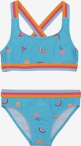 Bikini W. Contrast Straps AOP 720241