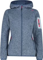 CMP Woman Fleece Fleece Jacket FIX Hood Damen Midlayer für Outdoor Aktivitäten
