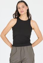 Tinashe W Halterneck Rib Top