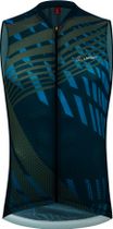 Men Bike Sleeveless Jersey Full Zip Vent Mid
