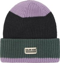 Color Kids Beanie W. Wool & Contrast 742987