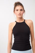 Ribbed Halterneck
