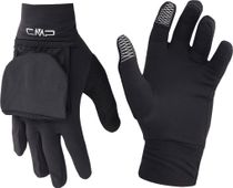 Woman 2-IN-1 Gloves With Laminated Fold-back Mitten