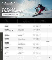 Falke SK4 Advanced Compression Light Herren Skiing Kniestrümpfe