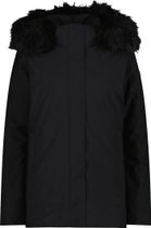 Woman Long Jacket Zip Hood