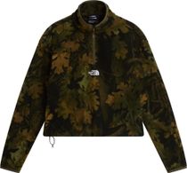 The North Face Womens Novelty Logo Glacier 1/4 Zip - Print Damen Midlayer für Outdoor Aktivitäten