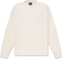 Timberland Mens Waffle Henley LS Polo Herren Poloshirt