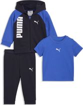 Puma Minicats Tee, Hooded Full Zip and Pants Set TR INF