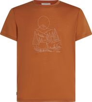 Icebreaker Men Mer Core Short Sleeve Tee Sunset Camp Herren T-Shirt für sämtliche Outdoor Aktivitäten