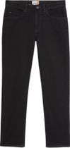Mens 5 Pocket Washed Black Denim