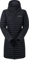 Berghaus Nula Micro Long Jacken für Damen - Schwarz Damen Freizeitjacke