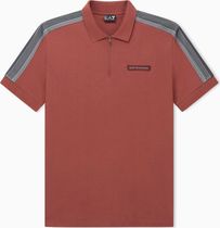 EA7 Train Logo Series M Polo 7 Lines - Train Logo Series M Polo 7 Lines Herren Poloshirt