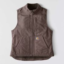 Carhartt Washed Duck Mock Neck Gilet Outdoorweste für