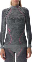 Woman Ambityon Underwear Shirt Long Sleeve Melange Turtle Neck