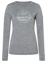 Super.Natural W Mountain Girl LS Damen T-Shirt für sämtliche Outdoor Aktivitäten