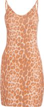 adidas Seasonal Essentials Leopard Print Mini-dress With 3-Stripes Women