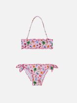 MC2 Saint Barth EMY Bandeau Frou Frou Bikini Kinder Bademode