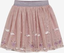 Minymo Skirt Mesh w. Emb.