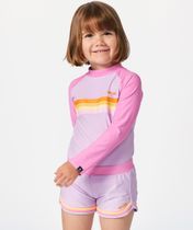 Rainbow Tide LS Rash Vest-girl