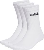 adidas Linear Crew Socks Cushioned Socks 3 Pair Pack