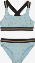 Bikini W. Contrast Straps AOP 720241
