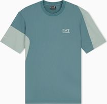 EA7 Tennis Pro M Tee Colourblock PA ST - Tennis Pro M Tee Colourblock PA ST Herren T-Shirt für sämtliche Outdoor Aktivitäten