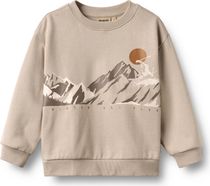 Wheat Sweatshirt Long Sleeve Ellis Print