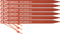 Dirt Dagger UL 6” Tent Stakes: Pack of 6