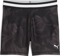 W Puma Strong Floral Ribbon Short Tight - AOP HW 4"