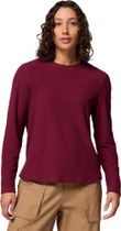 Brea Falls Grid Crew Long Sleeve