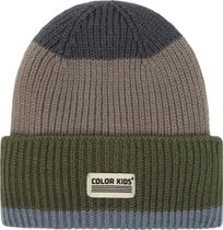 Color Kids Beanie W. Wool & Contrast 742987