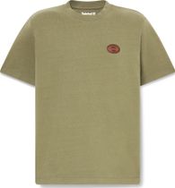 Timberland Mens Leather Badge HW Short Sleeve Tee Herren T-Shirt für sämtliche Outdoor Aktivitäten