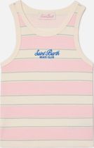 MC2 Saint Barth Blue JR Girl RIB Tank Crop TOP