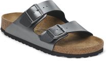 Birkenstock Arizona Birko-flor Metallic Black 's walking sandals