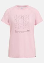 Odlo The Ascent Merino-blend Hyper Mapping T-shirt Damen Laufshirt