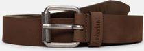 Timberland Mens 35mm Nubuck Belt With Vertical Cuts