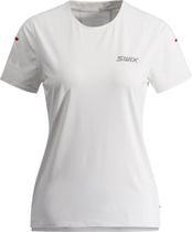 Swix Position Tee W, Bright White, L Unisex Laufshirt
