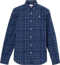 Mens Stretch Poplin Check Shirt