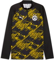 Puma BVB Warm Up 1/4 Zip Top Herren Longsleeve für Freizeit und Outdooraktivitäten