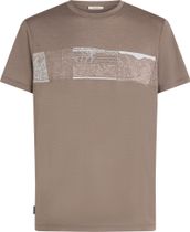 Icebreaker Men Merino 150 Tech Lite Short Sleeve Tee Elevation Line Herren T-Shirt für sämtliche Outdoor Aktivitäten