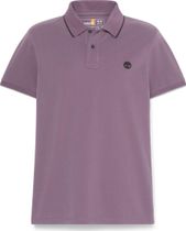 Mens Printed Neck Short Sleeve Polo