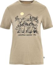 Fjällräven Hoja Lugnt Wool T-shirt W Women's T-shirt for any outdoor activities