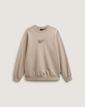 Blocked Box Loose Crew Fleece