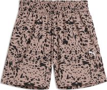 Puma Essentials Graphic Animal High-rise AOP Woven Shorts 4”