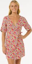 LAS Dalias Ditsy Wrap Dress